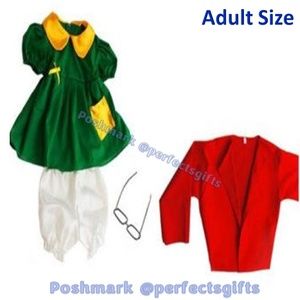 Chilindrina Costume for Adult Woman Disfraz Chili Halloween Birthday Party Adult